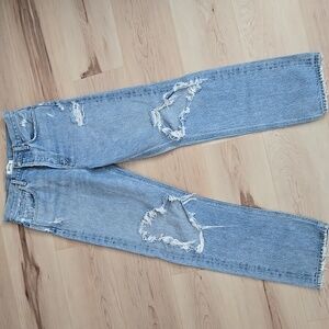 Agolde 90's Jean, Distressed, Size 26